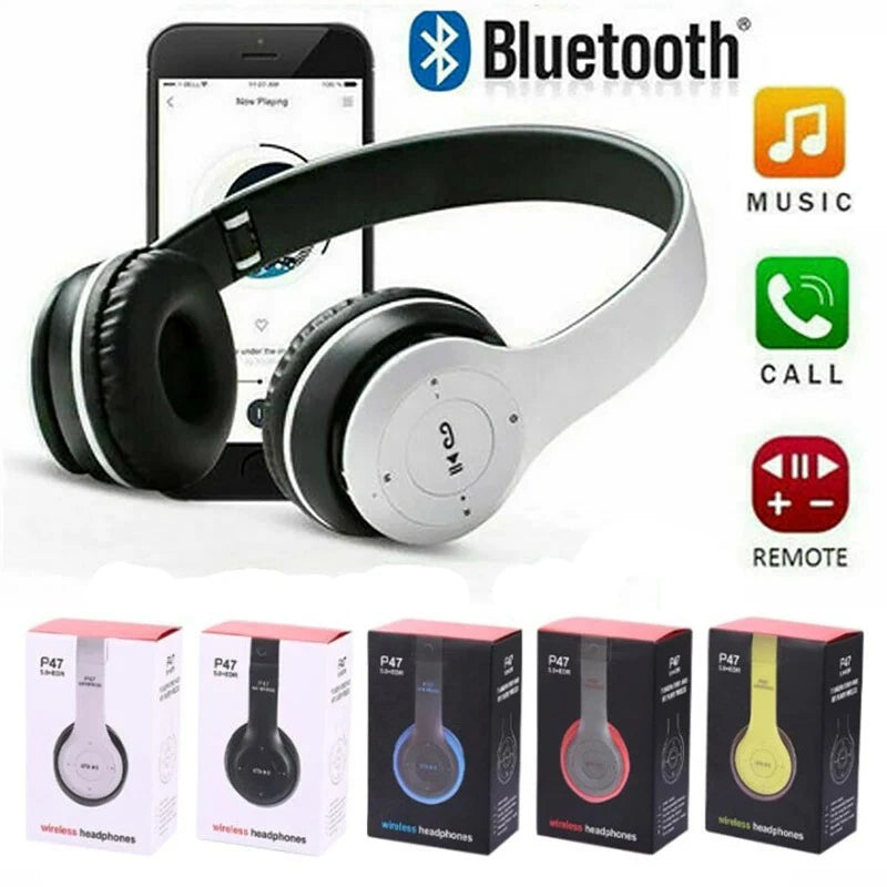 Wireless Bluetooth Headphones - Noise Cancelling Over-Ear