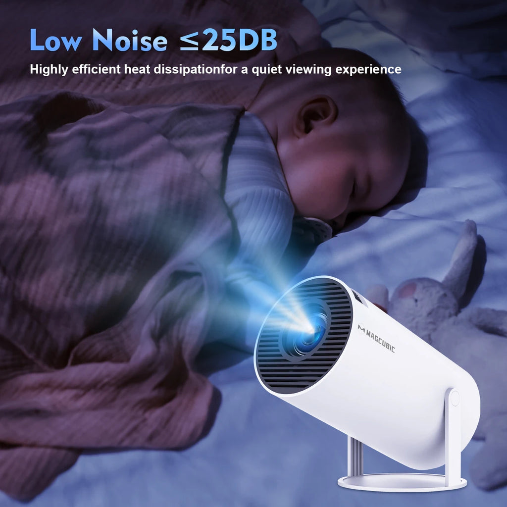 4K Android Projector - 290 ANSI Lumens Home Cinema