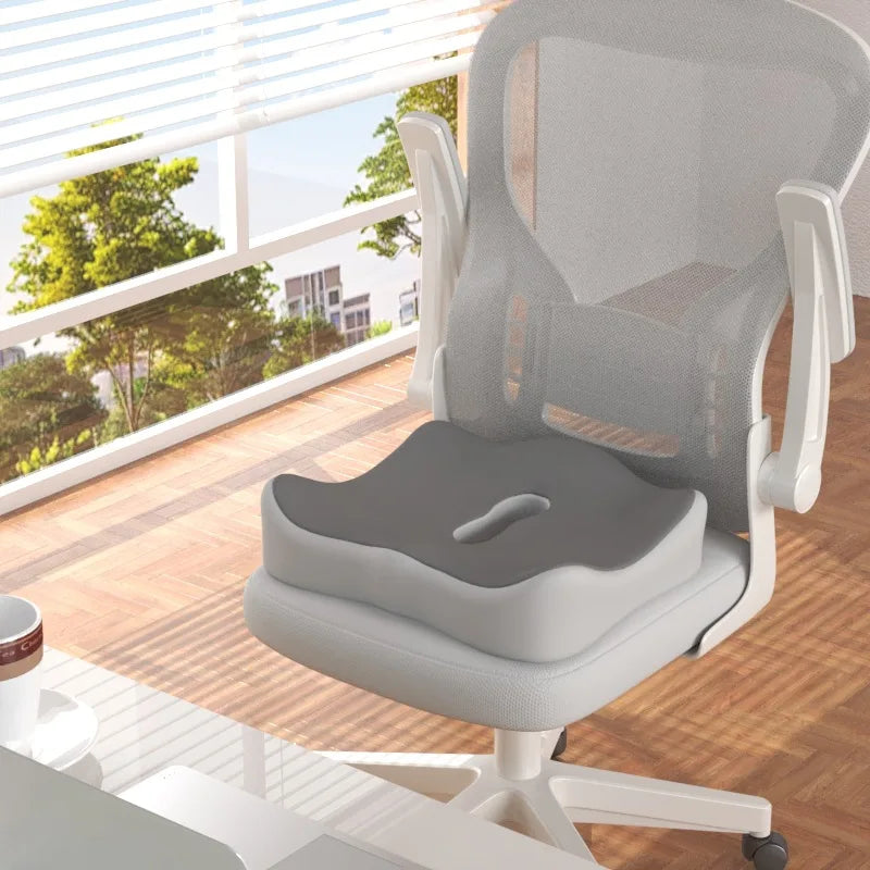Ergonomic 3-Zone Office Seat Cushion with Lumbar Support