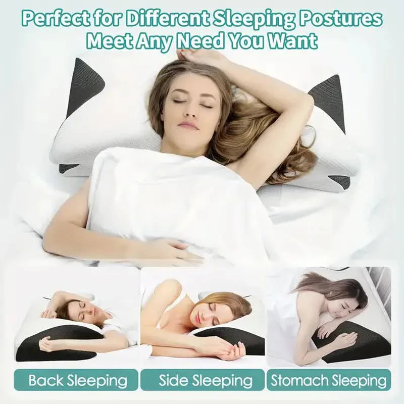 Butterfly Memory Foam Neck Pillow - Orthopedic Sleep Support