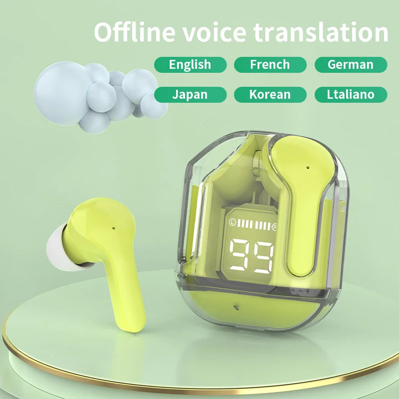 AI Translation Wireless Earbuds - Noise Reduction Sports Earphones
