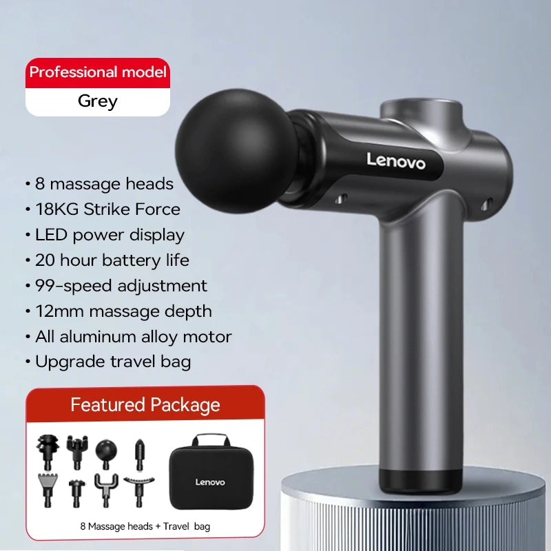 Wireless Massage Gun with 8 Heads - Rechargeable