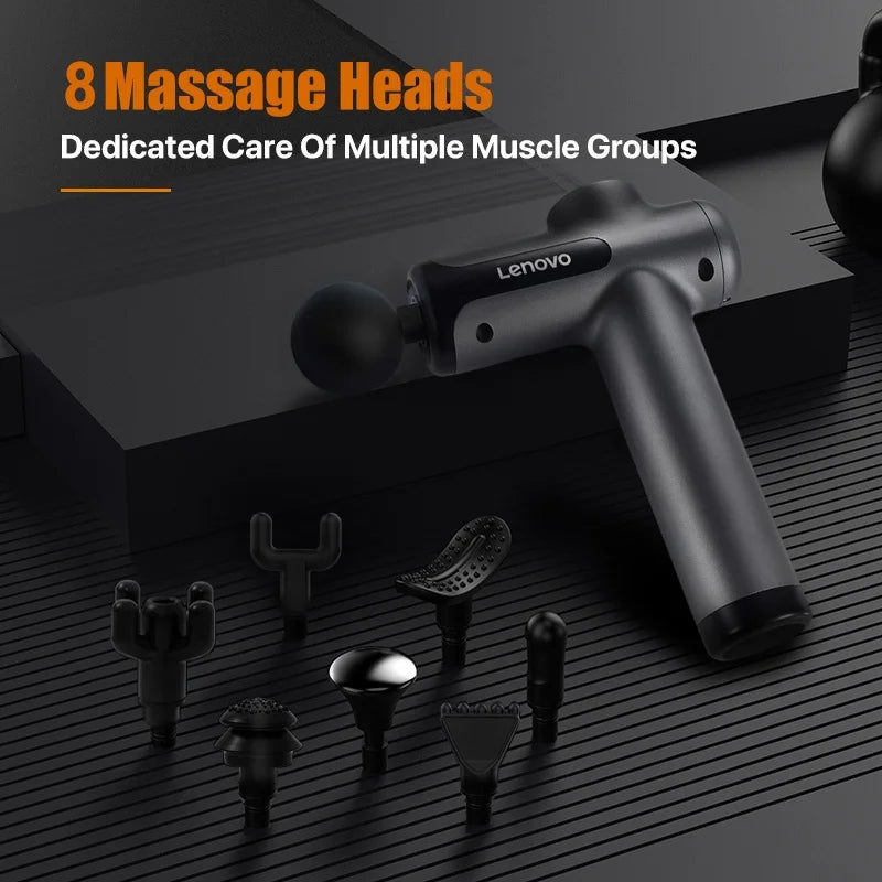 Wireless Massage Gun with 8 Heads - Rechargeable
