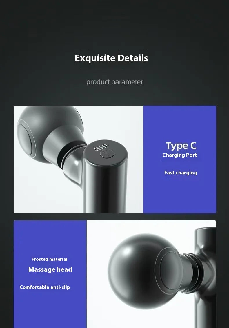 Portable Mini Massage Gun for Muscle Relief