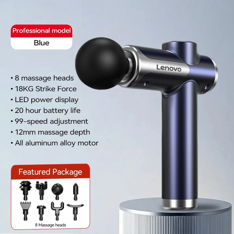 Wireless Massage Gun with 8 Heads - Rechargeable