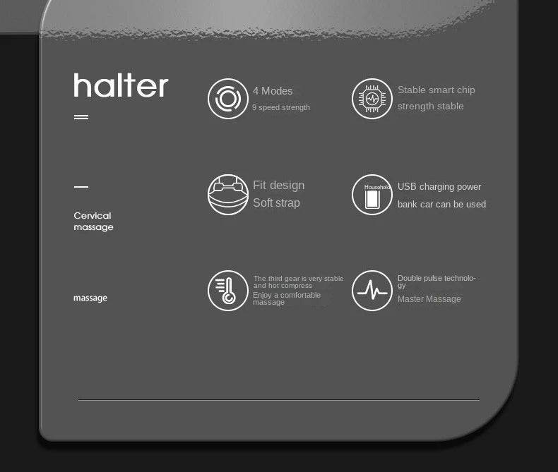 Intelligent Hanging Neck Massager - Portable