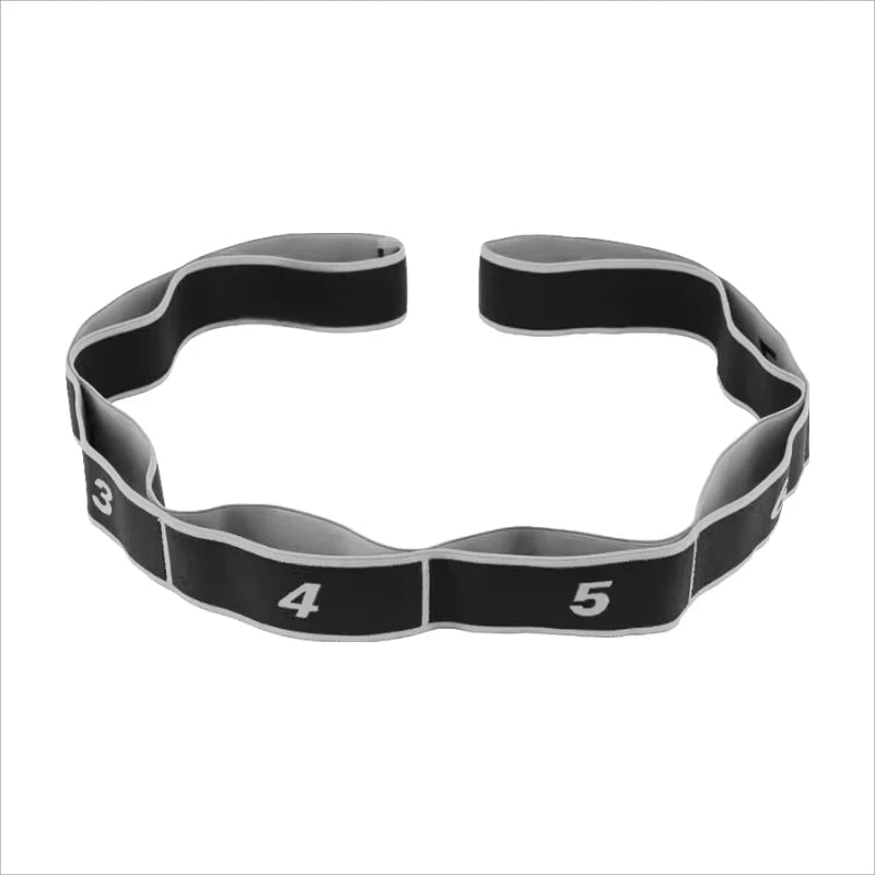 8-Section Yoga Stretching Belt - Dance & Pilates Fitness Band