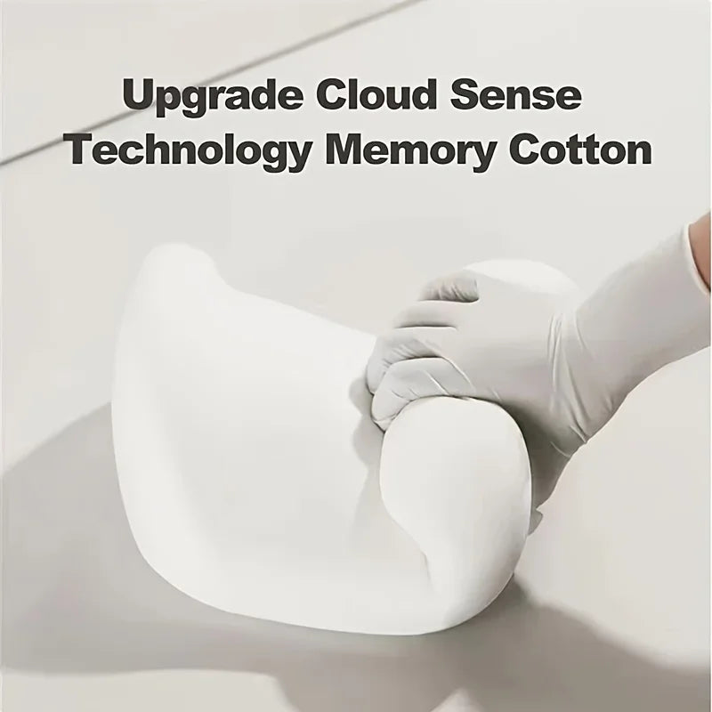 Memory Foam Lumbar Support Cushion for Chair & Car