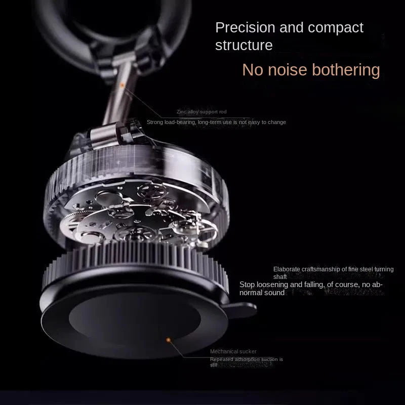 Mobile phone holder magnetic car vacuum adsorption rotating folding two-way suction cup dedicated portable home use