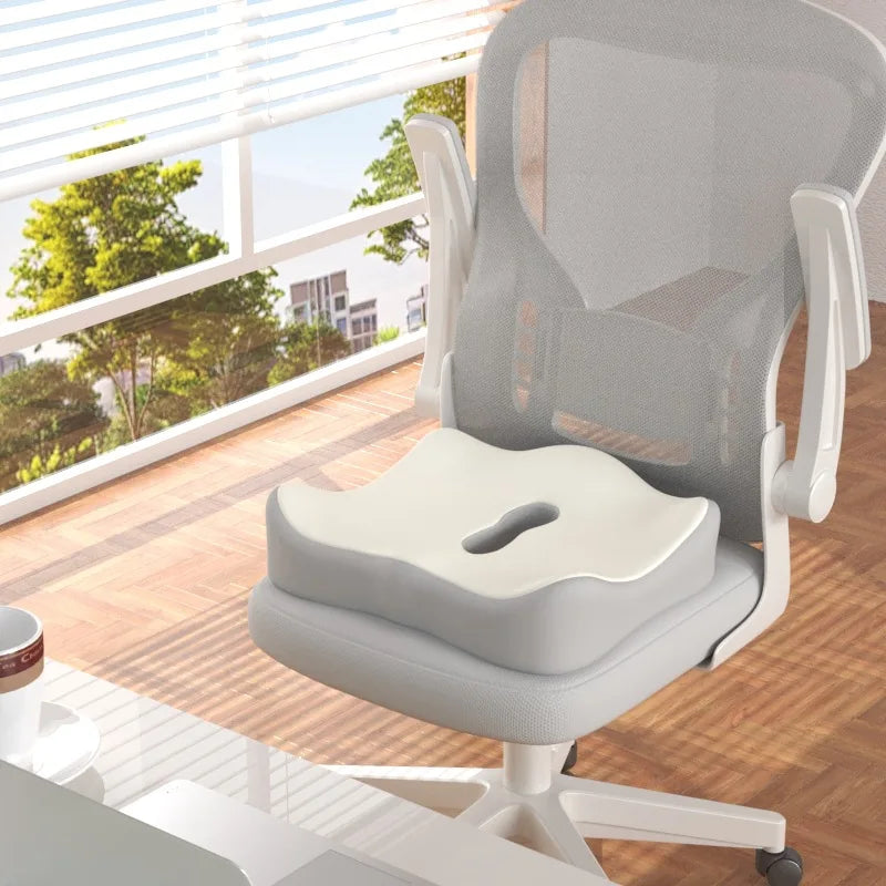 Ergonomic 3-Zone Office Seat Cushion with Lumbar Support