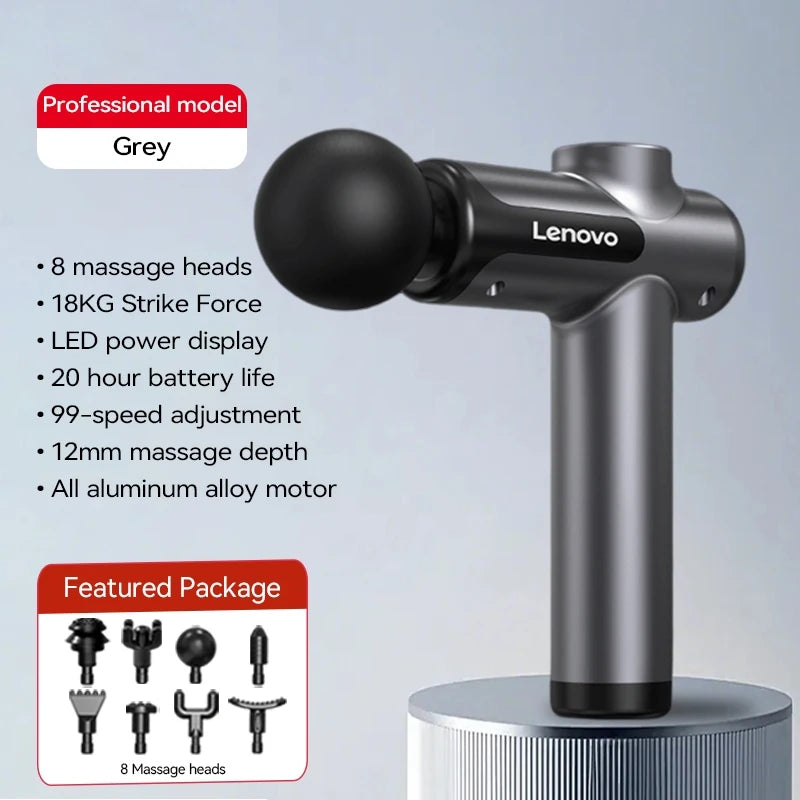 Wireless Massage Gun with 8 Heads - Rechargeable
